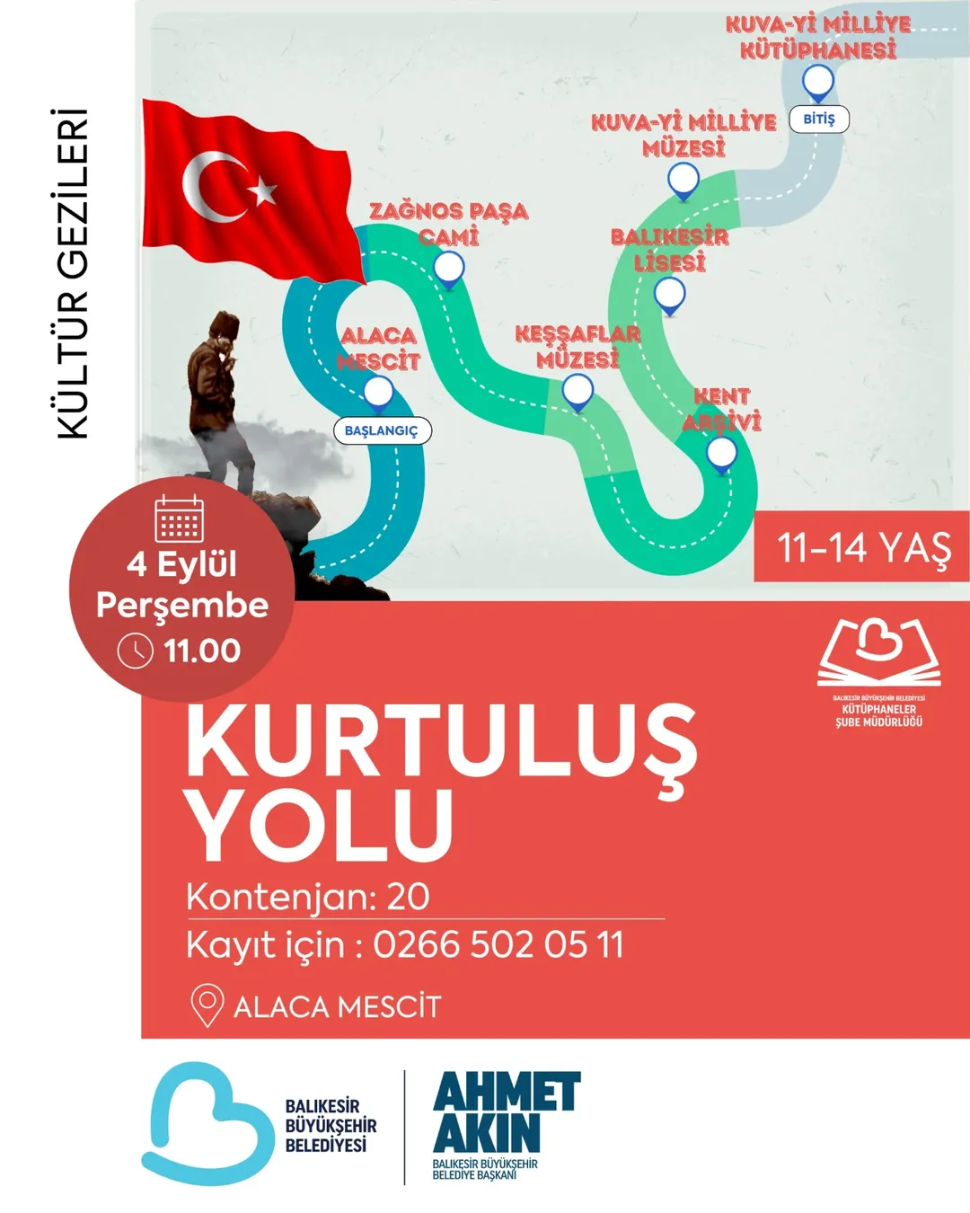 Balıkesir’de Kurtuluş Savaşı’nın İzinde Çocuk Şenliği