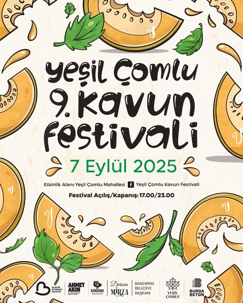 Bandırma Yeşil Çomlu Kavun Festivali İlk Tarihinde Yapılacak