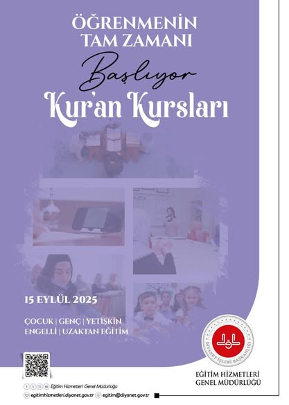 Bandırma Müftülüğü’nde 2025-2026 Eğitim Öğretim Yılı Kur’an Kursları Başlıyor