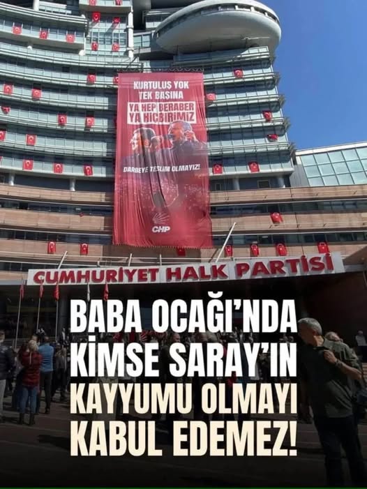 CHP Balıkesir İl Başkanlığı’ndan Saray’a Kayyum Eleştirisi