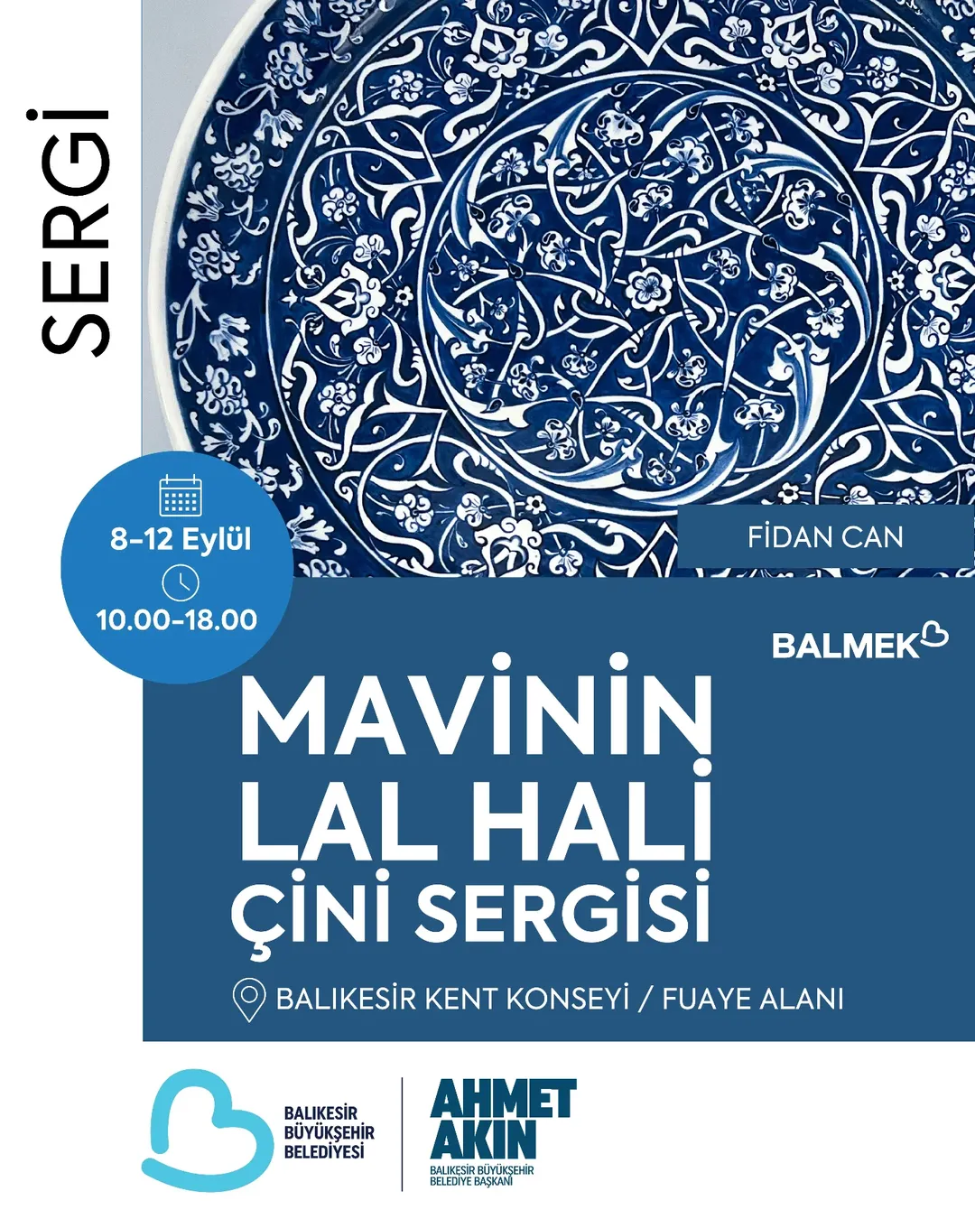 Balıkesir’de Çini Sanatının Güzelliği “Mavinin Lal Hali” Sergisiyle Buluşuyor
