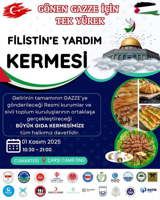 Gönen’de Gazze İçin Dayanışma Kermesi Düzenleniyor