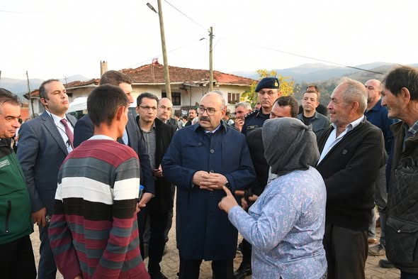 Sındırgı’da Deprem Sonrası Çalışmalar Yerinde Değerlendirildi