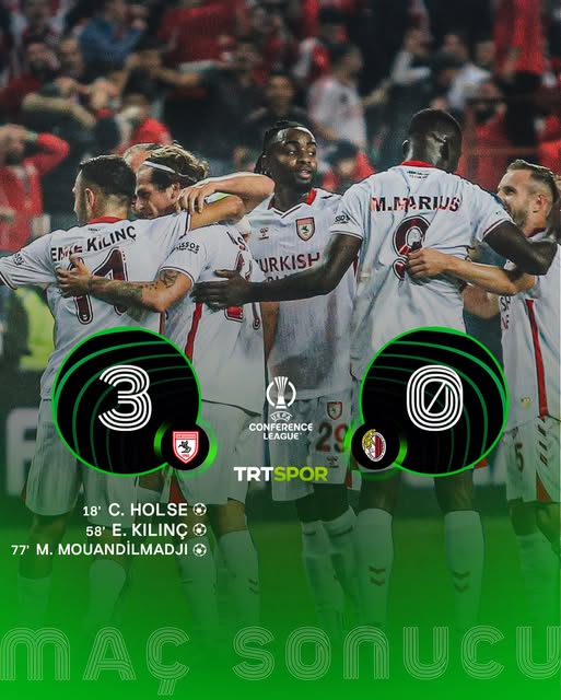 Samsunspor, Avrupa’da Liderliğe Ulaştı