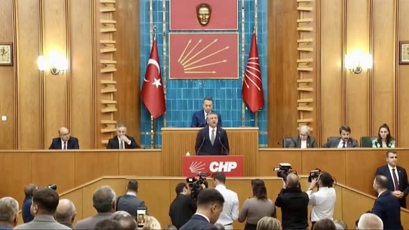CHP Genel Başkanı Özgür Özel’den TBMM Grup Toplantısı’nda Gündem Değerlendirmesi