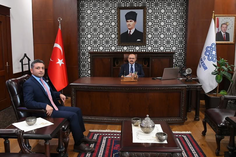 Balıkesir Cezaevi Müdürü Vedat Mamak, Vali Ustaoğlu’nu Ziyaret Etti