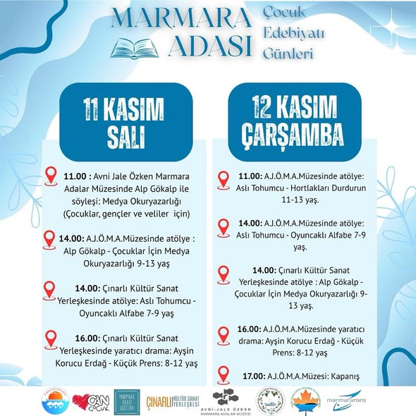 Marmara Adası’nda Çocuklar İçin Edebiyat Şenliği