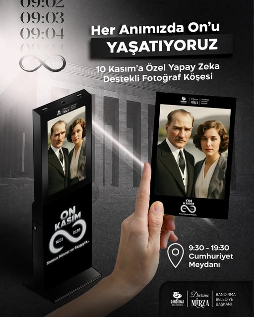 Bandırma’da 10 Kasım’da Atatürk ile Aynı Karede Yer Alma Fırsatı