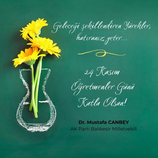 24 Kasım Öğretmenler Günü’nde Öğretmenlere Sevgi ve Şefkatle Eğiten Eller Selamlandı