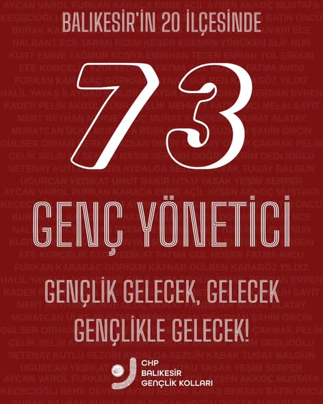 CHP Balıkesir’de Genç ve Dinamik Kadrolarla Yoluna Devam Edecek