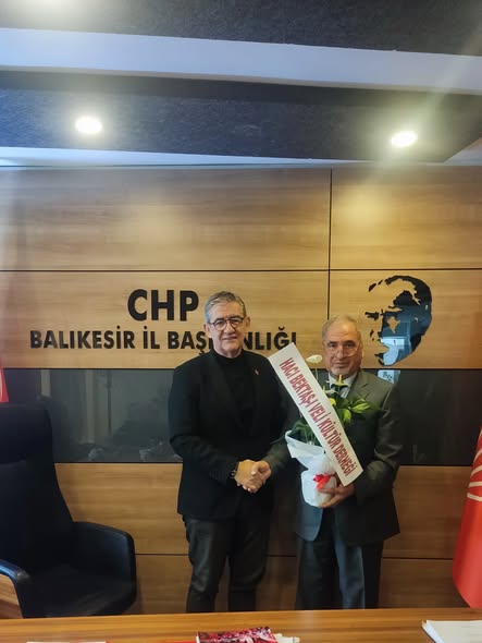 Balıkesir’de Hacı Bektaşi Veli Kültür Derneği’nden CHP’ye Ziyaret