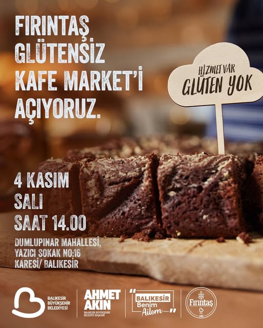 Balıkesir’e Özel Glütensiz Kafe ve Market Hizmete Açılıyor