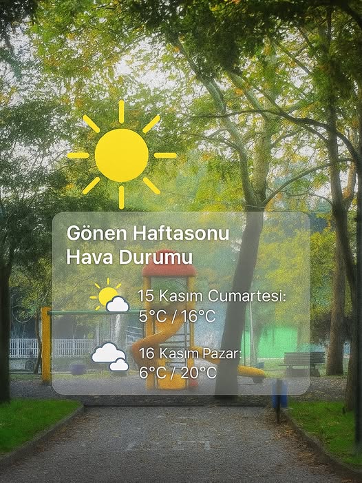 Gönen’de Hafta Sonu Hava Durumu: Güneşli ve Ilık Bir Hafta Sonu