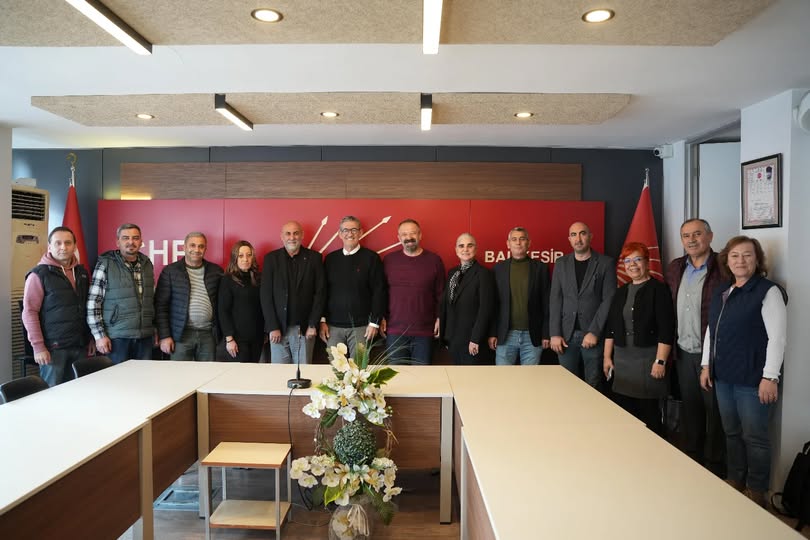 CHP’li Gömeç Belediye Başkanı Melih Bağcı, Balıkesir İl Başkanlığını Ziyaret Etti