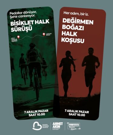 Balıkesir’de Sağlıklı Yaşam İçin Bisiklet Turu ve Halk Koşusu Düzenleniyor