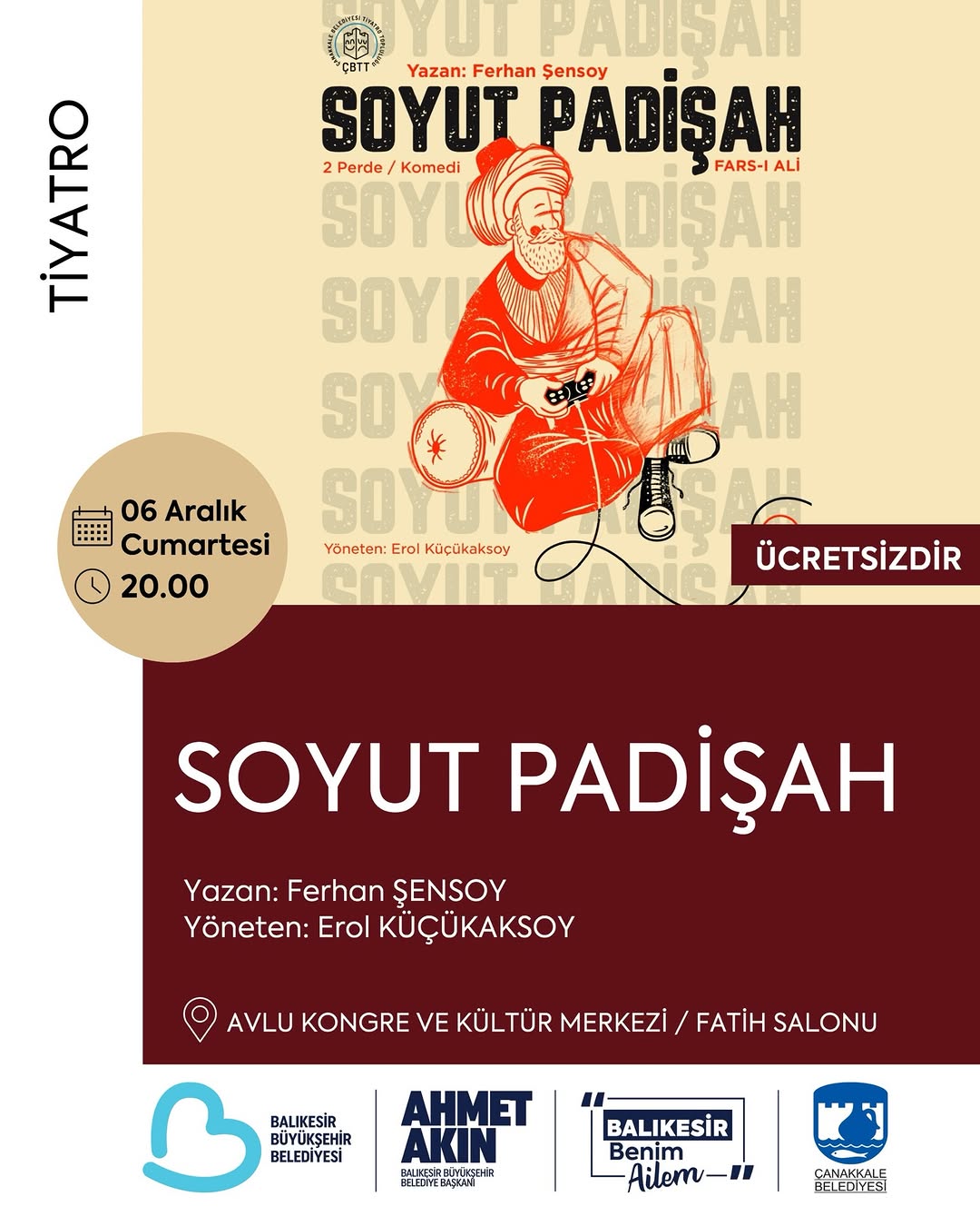 Soyut Padişah Oyunu Balıkesirlilerle Buluşuyor