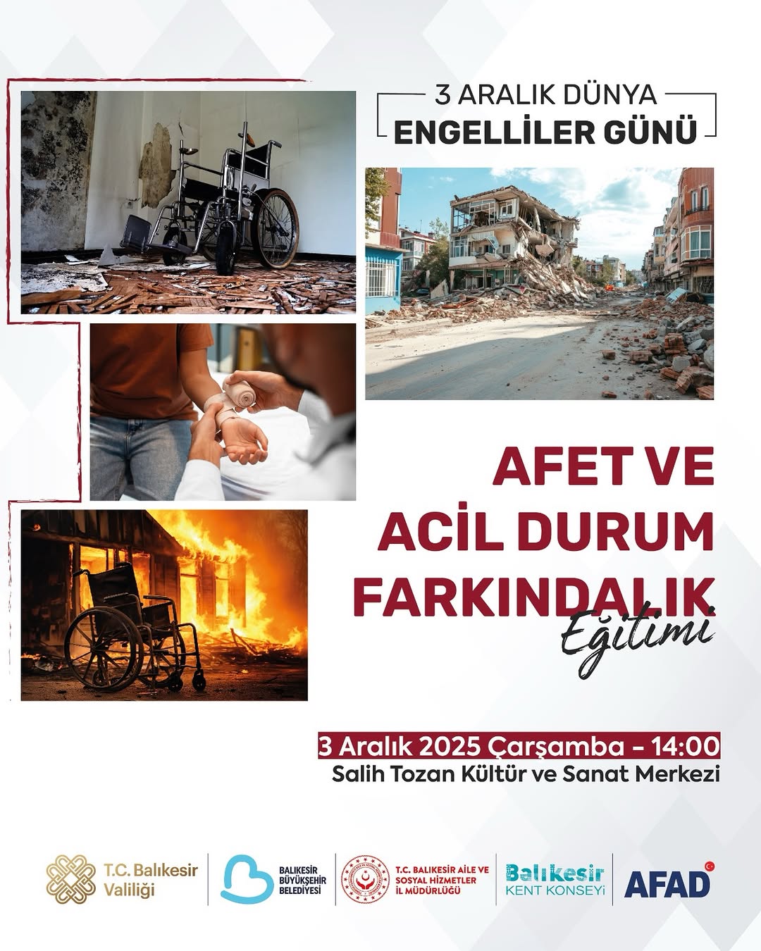 Balıkesir’de Engellilere Yönelik Afet Bilinçlendirme Eğitimi
